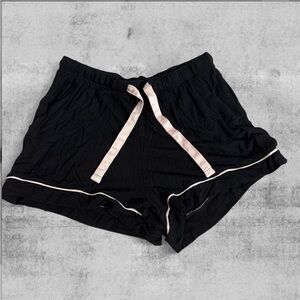 Stars Above Black Women's Shorts with Cream Accents